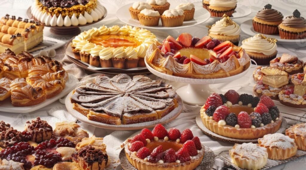 Delectable pastries and treats