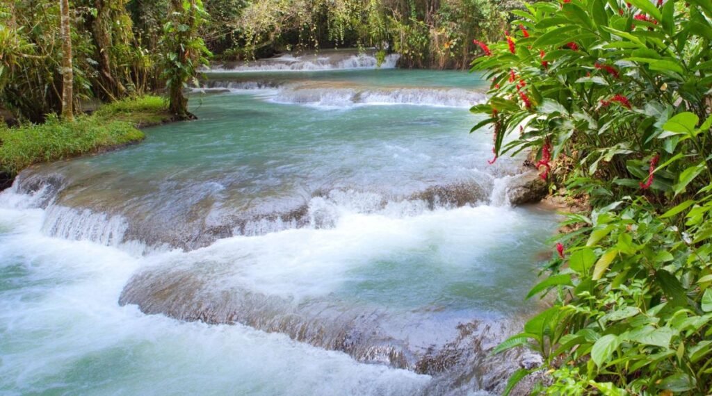 Dunn's River Falls in Jamaica