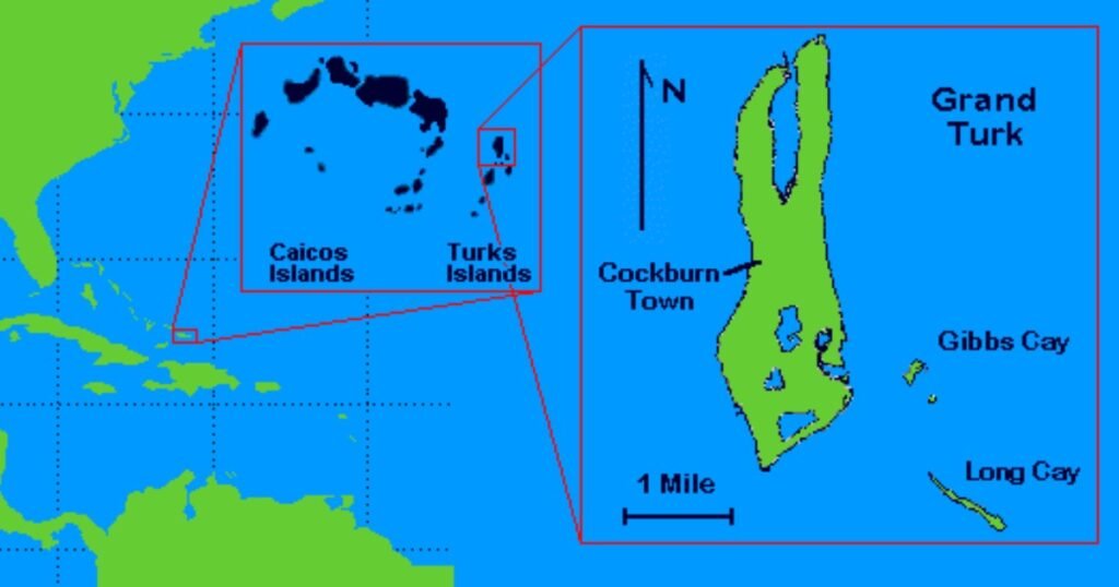 Grand Turk Golf Cart Map