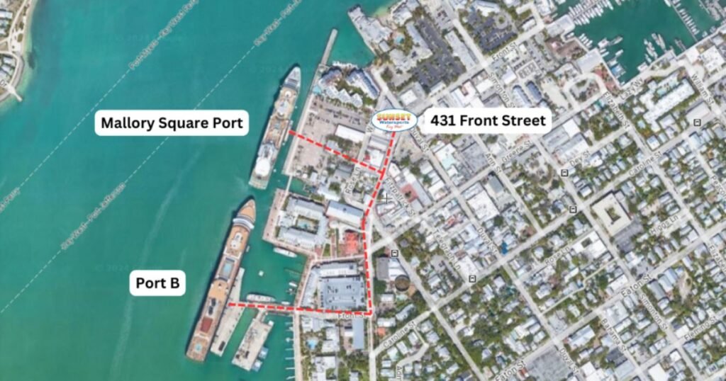 Key West Cruise Port Map