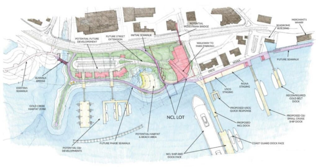 Juneau Cruise Port Map