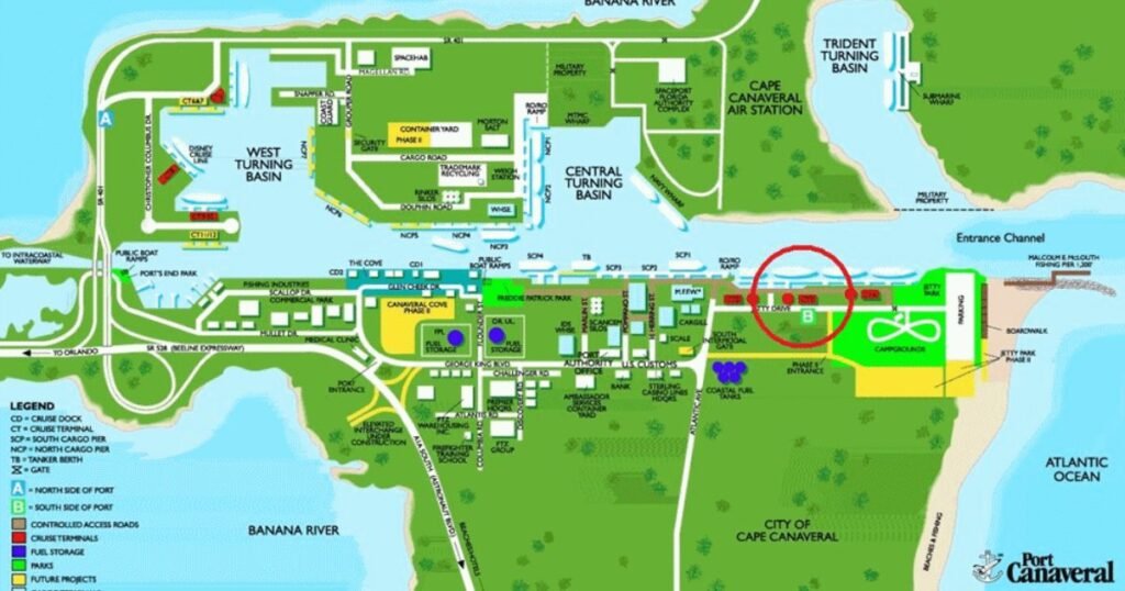 Port Canaveral Map